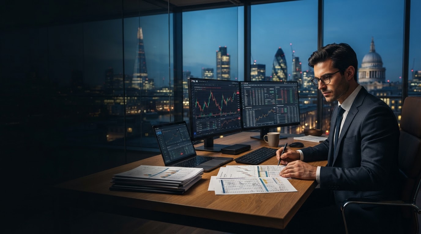 Sincorra Btc v8.5 risk-aligned portfolio dashboard viewed on a workstation